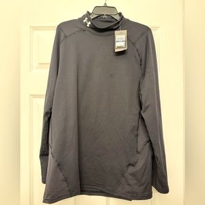Under Armour Cold Gear Mock Neck Long Sleeve Baselayer NWT